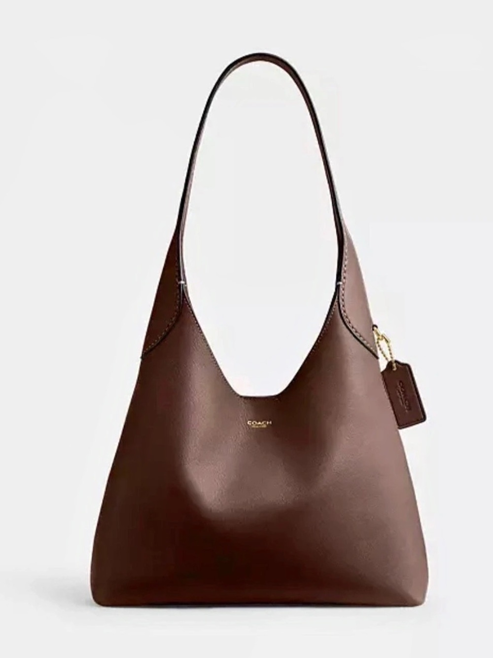 Coach Brooklyn Shoulder Bag 28 Leather maple